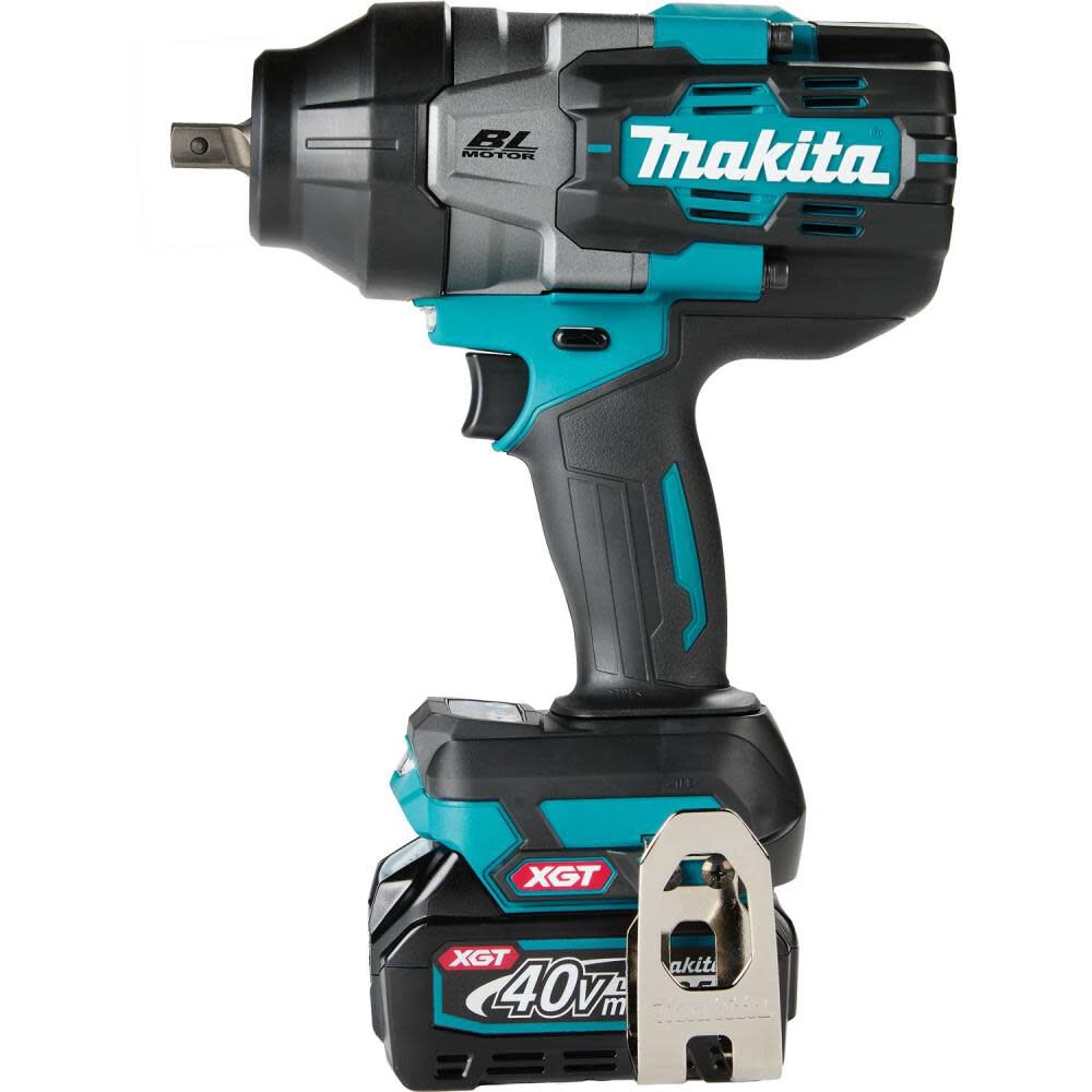 Makita 40V Max XGT Brushless Cordless 4 Speed High Torque 1/2 Inch Square Drive Impact Wrench (Bare Tool) & 14pc  Deep Impact Socket Set Bundle, large image number 13