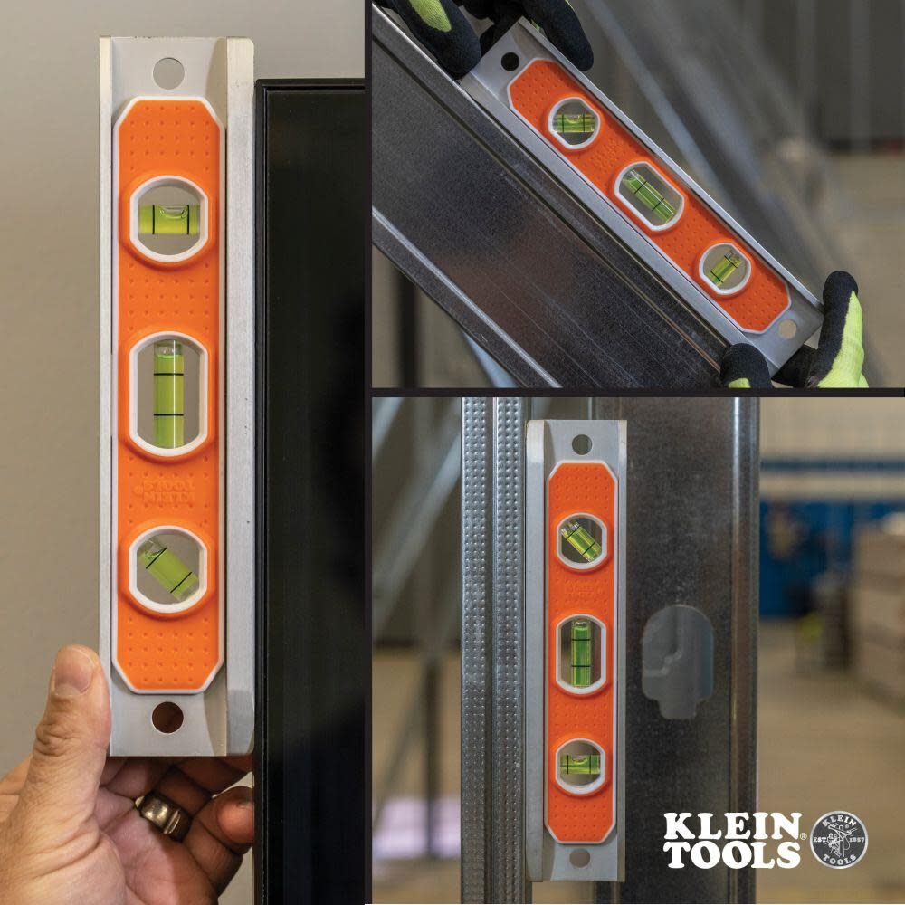 Klein Tools Aluminum Torpedo Level RE Magnet, large image number 12