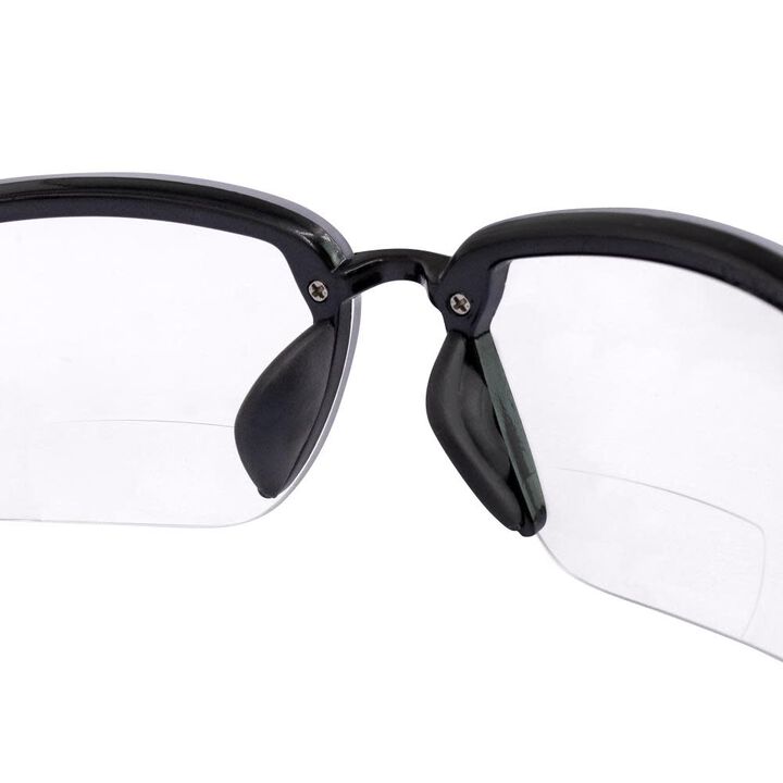 Radians Crossfire ES5 Bifocal Safety Eyewear Pearl Gray Frame Clear Lens 1.5 Diopter, large image number 1