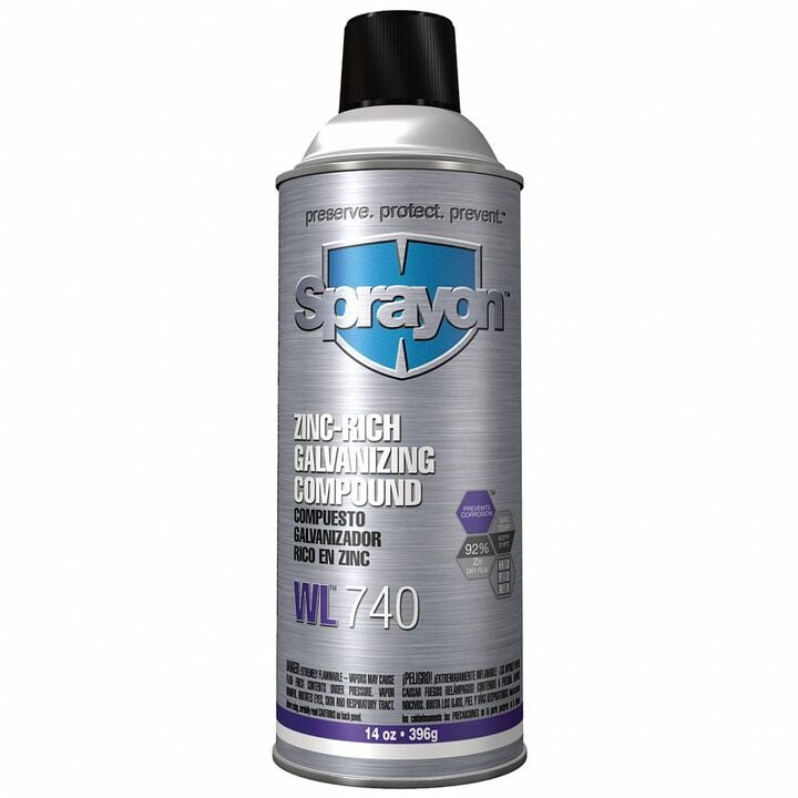 Krylon WL740 14 Oz Zinc-Rich Cold Galvanizing Compound Spray Primer