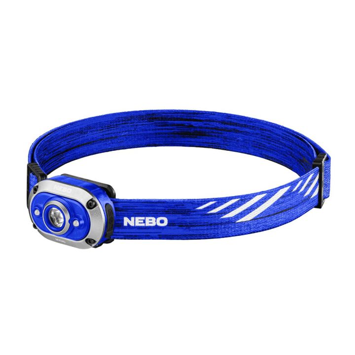 Nebo MYCRO 450 Lumens Rechargeable LED Headlamp, Blue