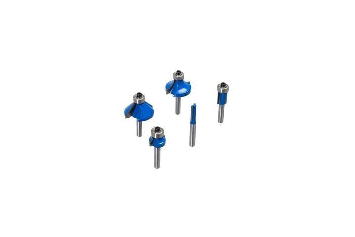 Kreg SureCut Router Bit Set (5-Piece)