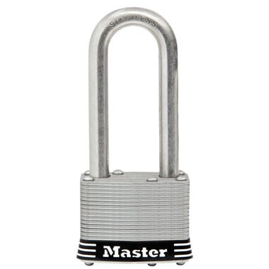 Master Lock Padlock 2in Keyed Dual Ball Bearing Pin Tumbler
