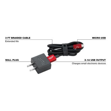 Milwaukee REDLITHIUM USB Charger and Portable Power Source Kit, large image number 5