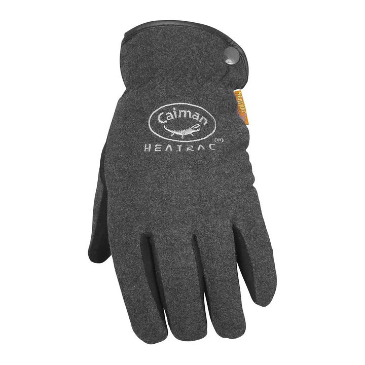 Protective Industrial Products Caiman Gray Deerskin Leather Cold Protection Gloves XL, large image number 1