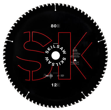 SKILSAW 12In X 80T MITER SAW BLADE, large image number 1