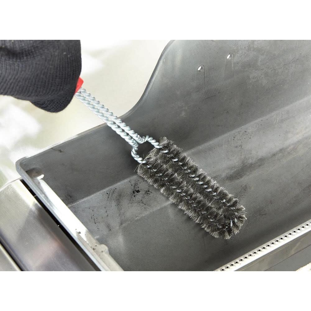 Weber 18in Non-Slip Handle Detail Grill Brush, large image number 4