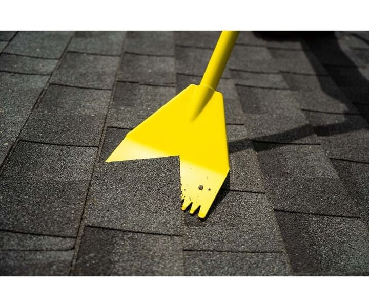 Tie Down 4 Ft Yellow El Burro Shingle Shovel with Ergonomic Plastic Handle, large image number 3