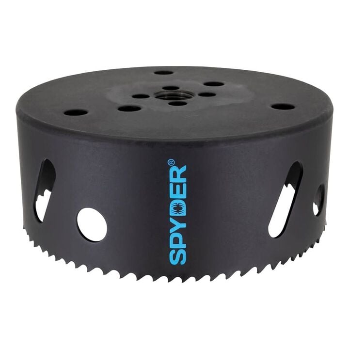 Spyder 4-3/4 Inch Bi-Metal Hole Saw for Steel, Use with Hex10, 1/2 Inch