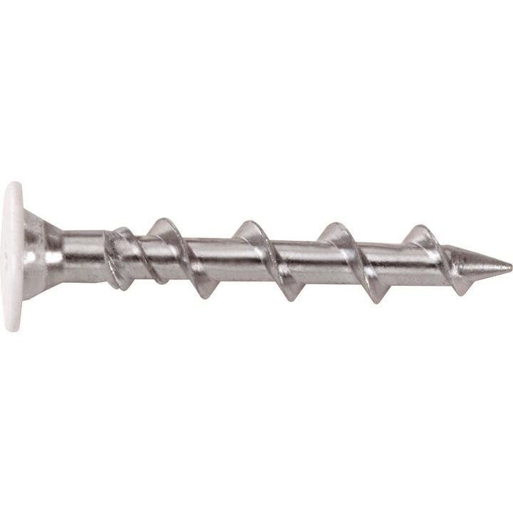 DEWALT Wall-Dog 1/4 x 1-1/2 Inch White Wafer Head Self-Drilling Wall Anchor 100 Pieces