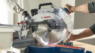 Bosch PROFACTOR 18V Surgeon 12in Dual Bevel Slide Miter Saw Kit with 1 CORE18V 8.0 Ah PROFACTOR Performance Battery, large image number 12