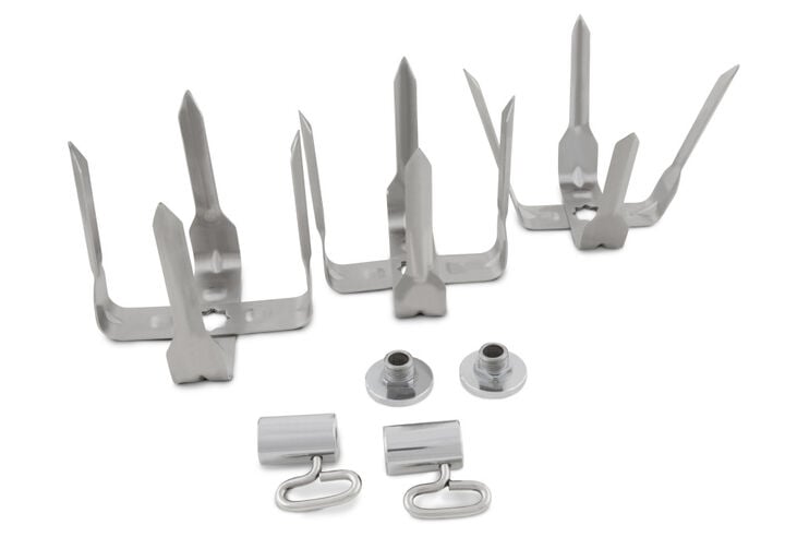 Broil King Stainless Steel Rotisserie Mega Forks Set, large image number 2