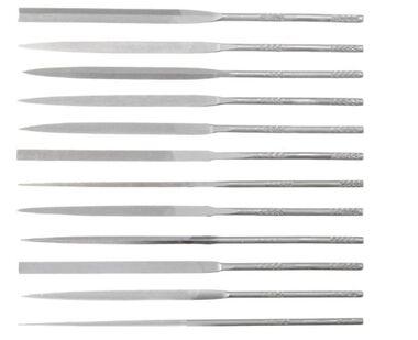 Crescent Nicholson 4 in Swiss Pattern Second Cut Needle File Assortment 12pc