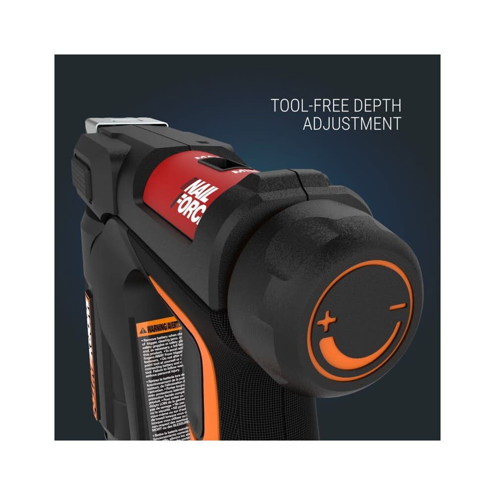 Worx 3/8 in 20V 2Ah Cordless Crown Stapler (Bare Tool), large image number 6