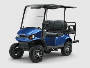 E-Z-GO Express S4 Elite 4 Seat Electric Golf Cart Electric Blue