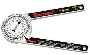 Starrett 7 In. PROSITE Miter Saw Protractor, large image number 0
