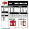 Milwaukee SHOCKWAVE Impact Duty Driver Bit Set 100pc, small image number 2
