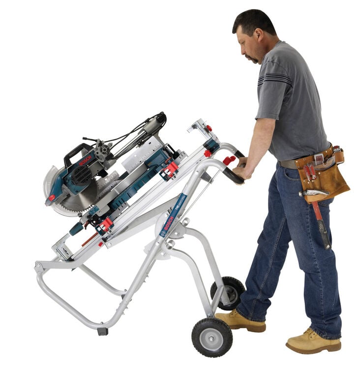 Bosch Gravity-Rise Miter Saw Stand with Wheels, large image number 4