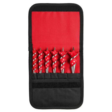 Milwaukee 6-1/2 in. SPEED FEED Wood Bit Set (6 Piece)