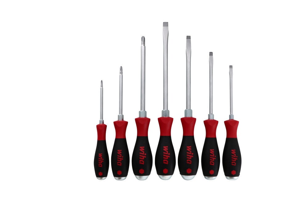 Wiha SoftFinish XHeavy Duty Slotted & Phillips Screwdriver Set 7 Pieces, large image number 4