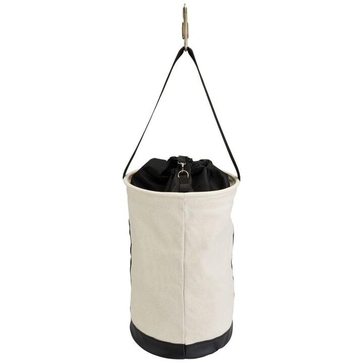 Klein Tools Heavy Duty Canvas Close Bucket 100-pound (45.4 kg) Maximum Load Rating, large image number 4