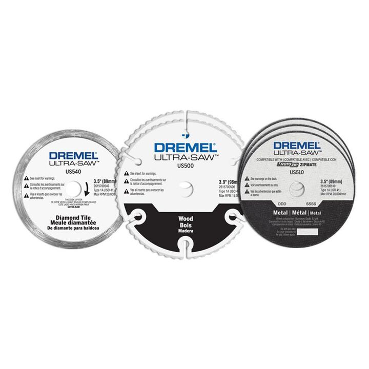Dremel Ultra Saw 120V Compact Saw Tool Kit & 6-Piece Cutting Kit -Bundle, large image number 4