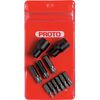 Proto 11 Piece 1/4 in and 3/8 in Drive Torx Bit Set, small image number 1