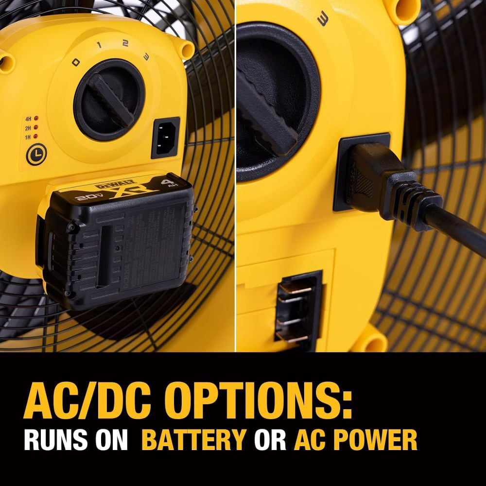 DEWALT 18 Inch 20V AC/DC 4000 CFM Drum Fan, large image number 12