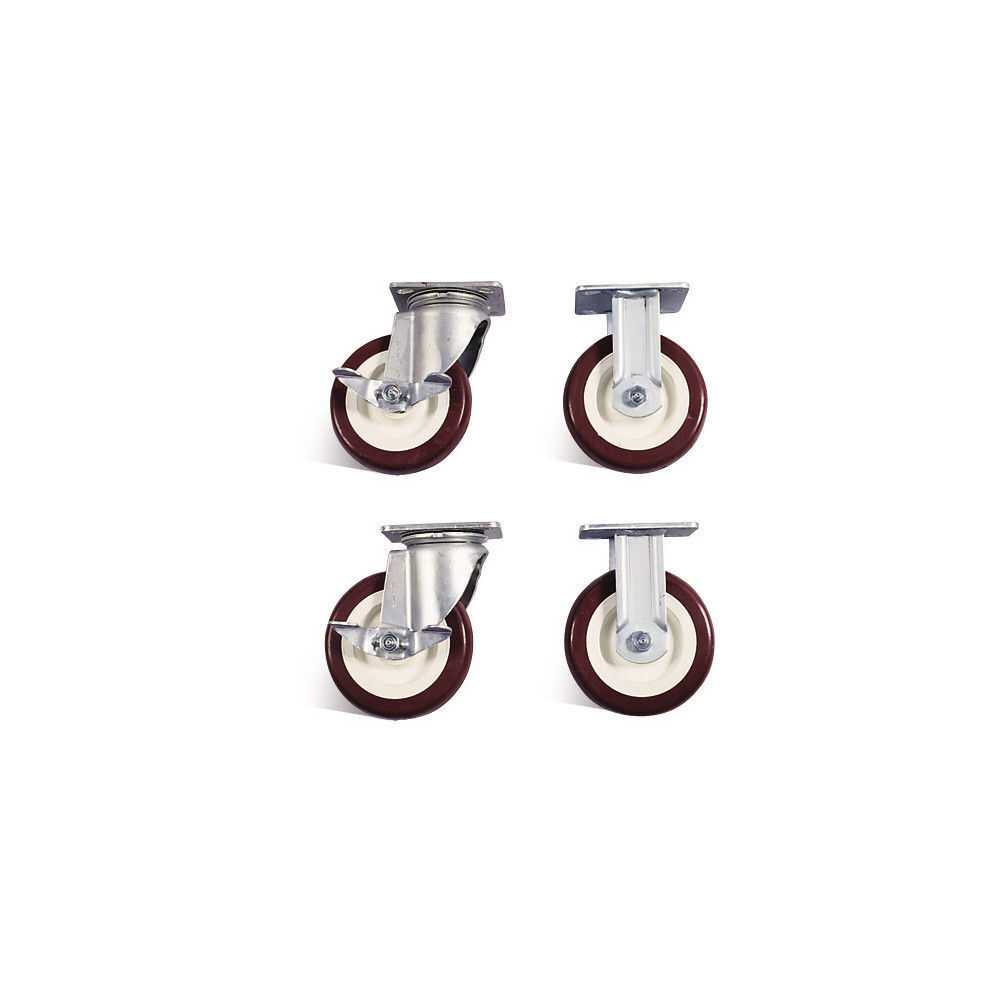 Knaack Model 516 6in Poly Caster Set with Brakes, large image number 1