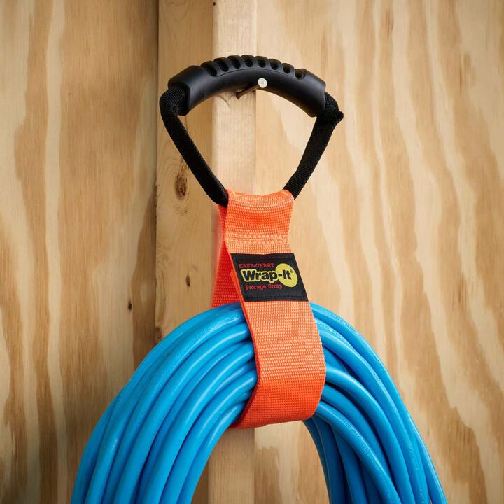 Wrap-It Orange Easy- Carry Storage Strap, 17 Inch x 2 Inch, Blaze Orange, large image number 2