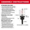 Milwaukee 7/16 in. Large Thread Quick Change Arbor, small image number 4
