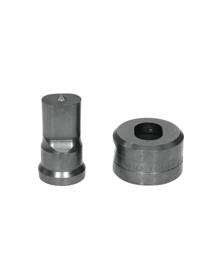 Edwards 11/16 Inch Punch x 23/32 Inch Die Oblong Punch & Die Set, large image number 0