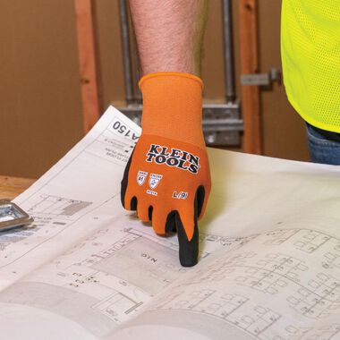 Klein Tools A1 Cut Knit Dipped Gloves, XL, 2pk, large image number 8