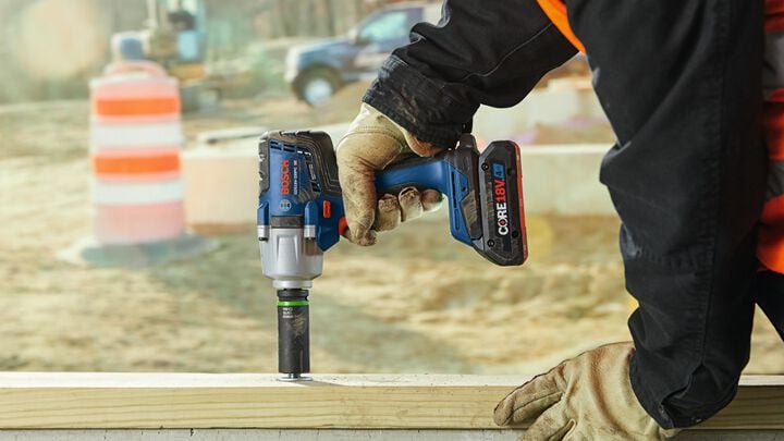 Bosch 18V Brushless 1/2 in Mid-Torque Impact Wrench with Pin Detent (Bare Tool), large image number 6