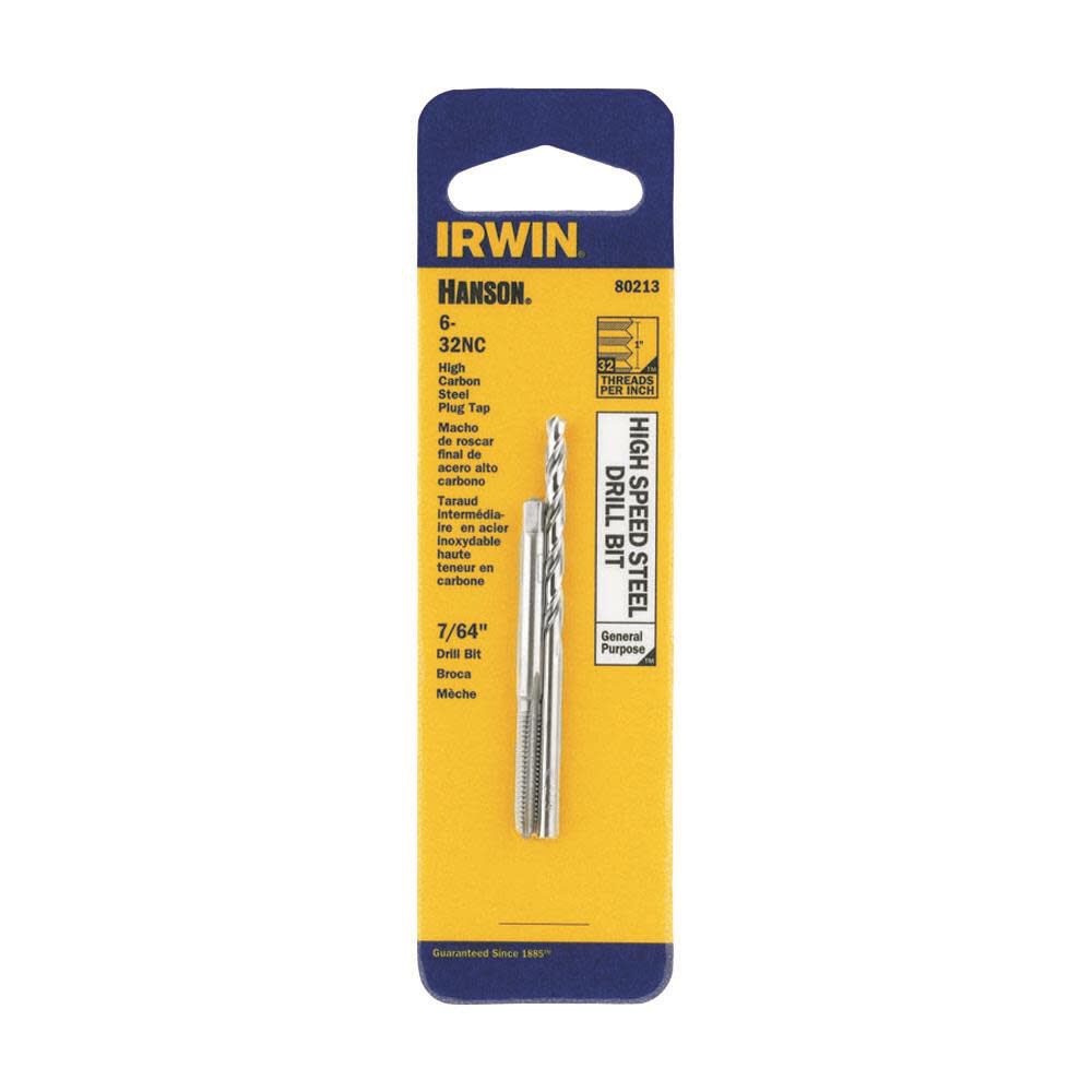 Irwin 6-32 Tap/ Drill Combo Pack, large image number 1