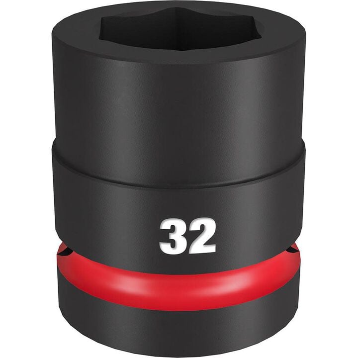 Milwaukee Impact Socket 1in Drive 32mm Standard 6 Point, large image number 0