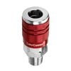 Flexzilla ColorConnex Type D 7pc 1/4in. Red Coupler & Plug Kit, small image number 4