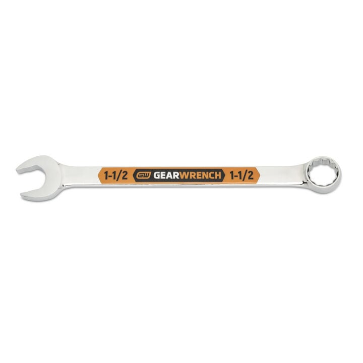 GEARWRENCH 1 1/2 Inch 12 Point Hi-Viz Long Pattern Combination Wrench, large image number 0