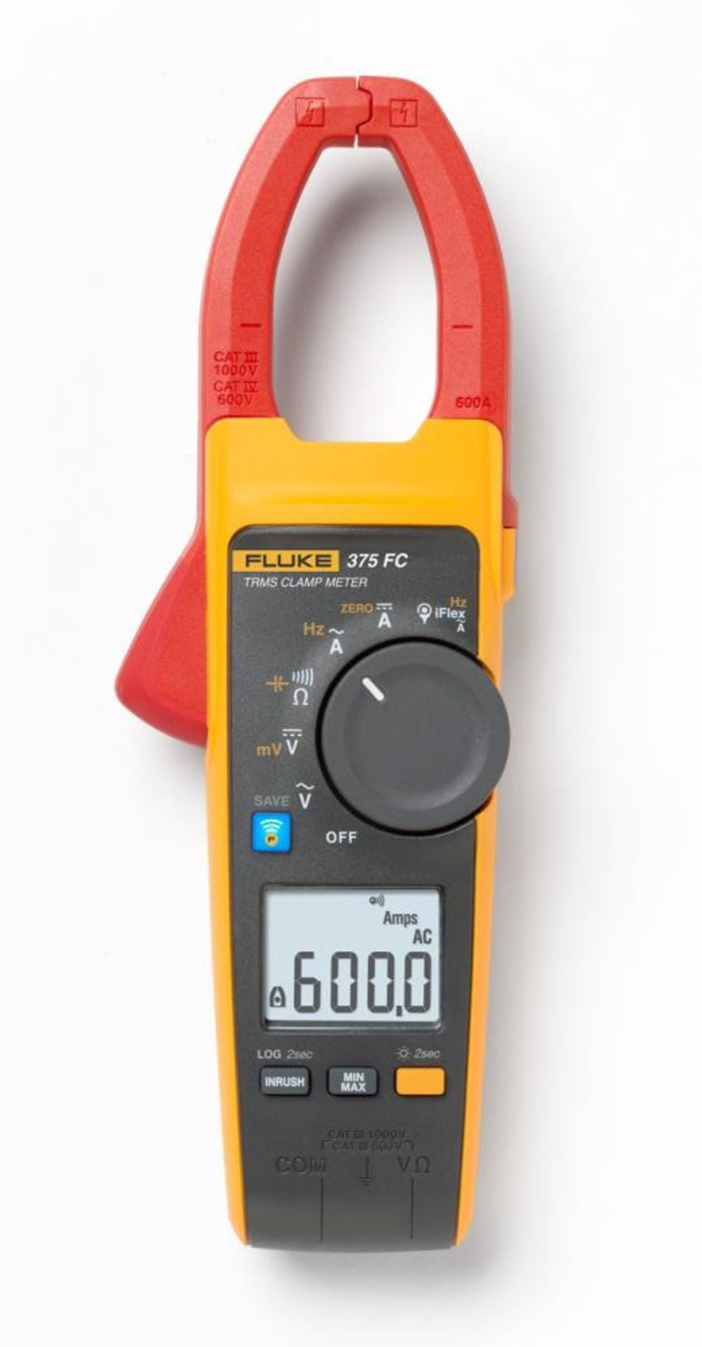 Fluke 375 FC True-RMS AC/DC Clamp Meter, large image number 1