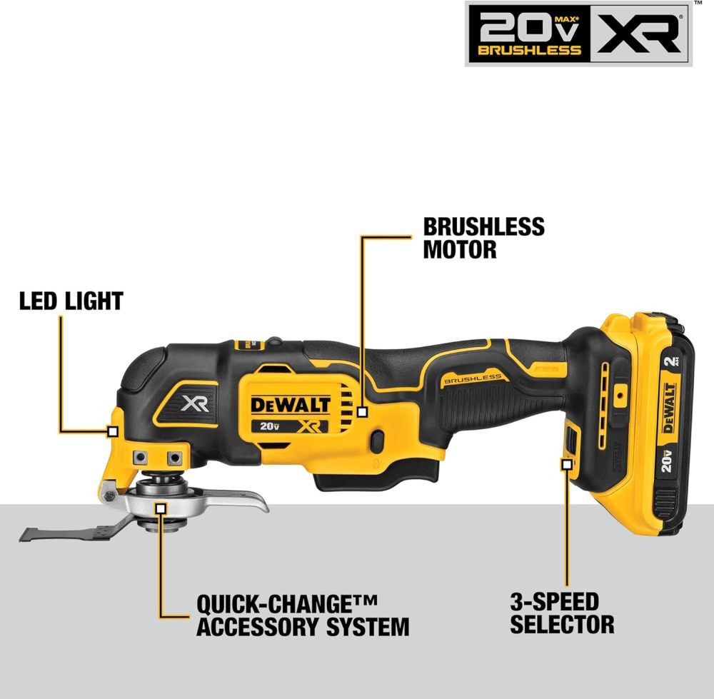 DEWALT 20V MAX Cordless Multi-Tool Kit & Battery Pack Bundle, large image number 5