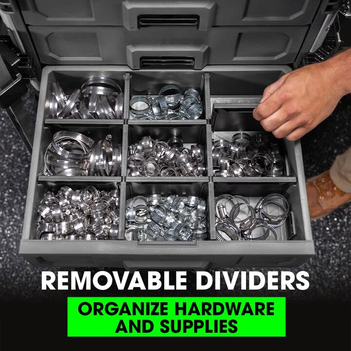 FLEX Stack Pack 2-Drawer Tool Box, Stack Pack 3-Drawer Tool Box Bundle, large image number 11