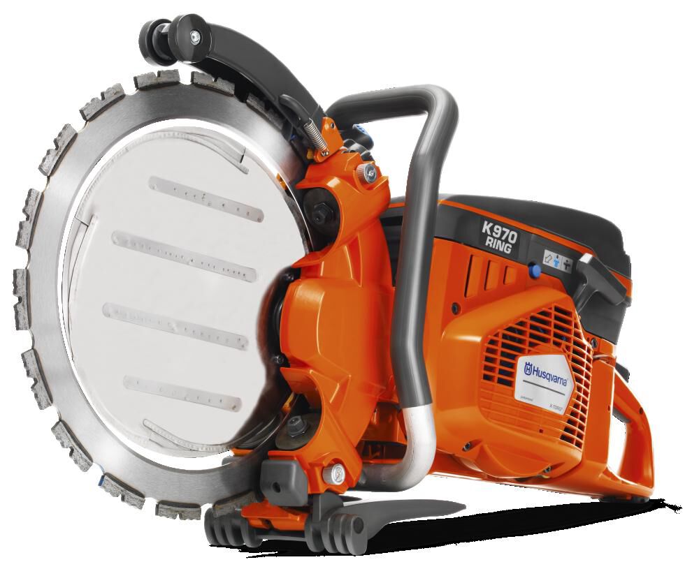 Husqvarna Construction K 970 6.5 HP 10.6 Inch Gas Ring Saw Body Only, large image number 4