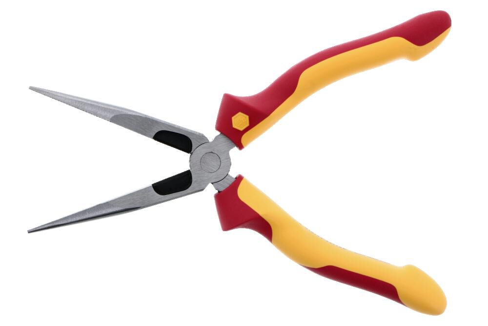 Wiha Long Nose Pliers Insulated Industrial 8in, large image number 2