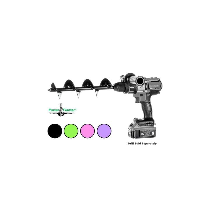 Power Planter 3 Inch x 12 Inch Steel American Steel DIY Guru Auger, large image number 1
