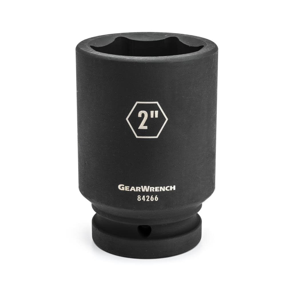 GEARWRENCH Impact Socket 1 in Drive 6 Point Deep 1-5/8 in, large image number 1
