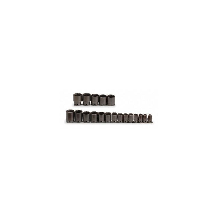 Proto 1/2 in Drive 19 Piece Impact Socket Set-6 Point, large image number 0