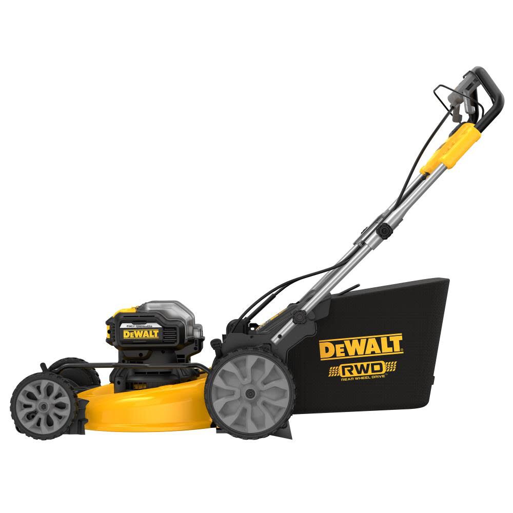 DEWALT 2X20V MAX Lawn Mower Kit Brushless Cordless 21 1 2in Rear