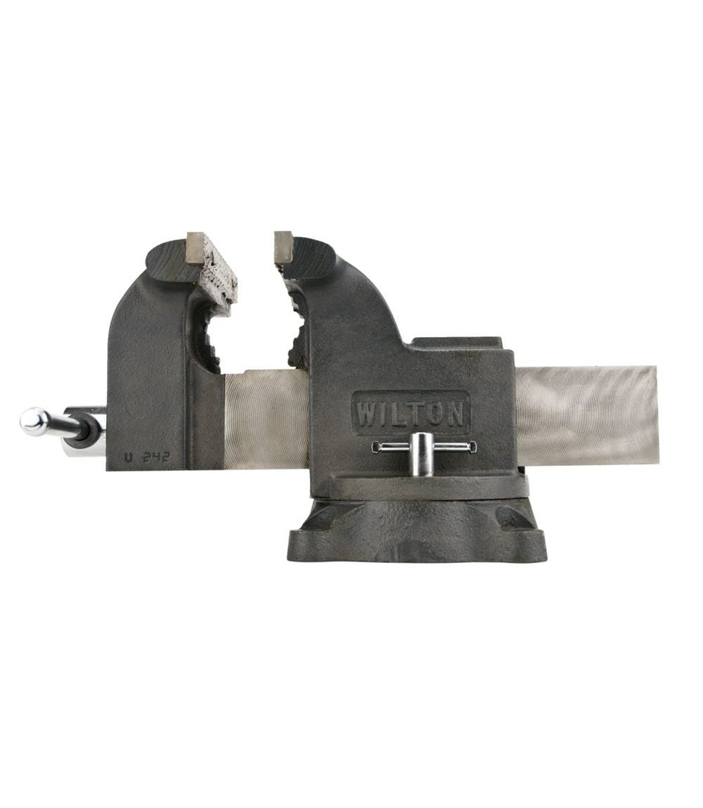 Wilton Shop Vise 8 In. Jaw Width 8 In. Jaw Opening 4 In. Throat Depth, large image number 4