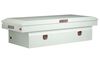 Weather Guard Saddle Box, Steel, Full Extra Wide, White, 15.5 cu ft, small image number 1