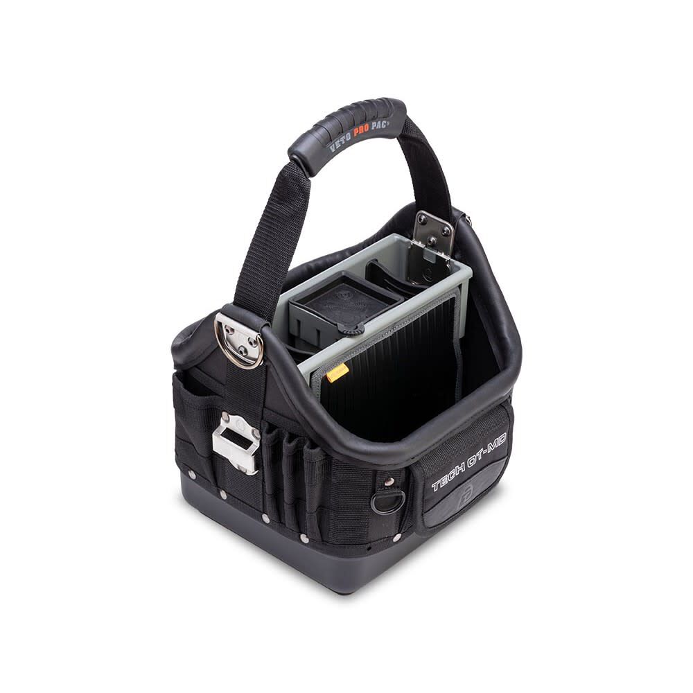 Veto Pro Pac Compact Deep Base Open-Top Tech Tool Bag, Black, large image number 12